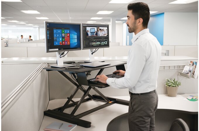 Kensington Sitz-/Stehtisch SmartFit K52804WW schwarz