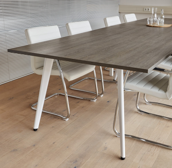 Konferenztisch Real Serie Bein 90 | 240-400 cm