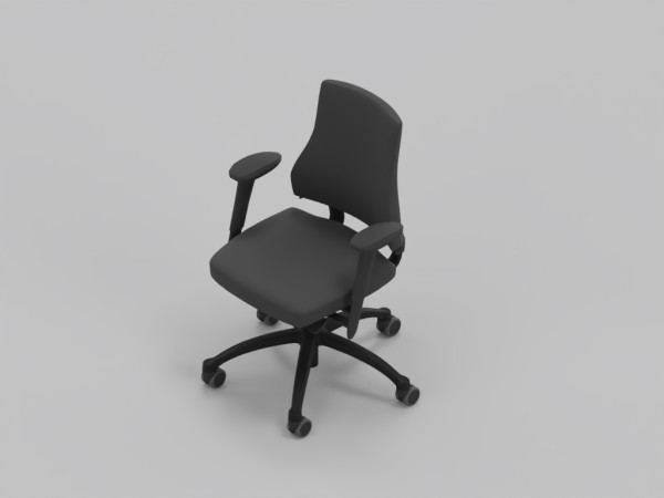 RH Axia 3122 2.2 Bürostuhl mit B-Mechanik und 4D-Armlehne – ergonomischer Bürostuhl bis 150 kg - Farbe: grau
