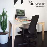 WORK-ON Table 123×60×75 cm – nachhaltiger FSC-Schreibtisch aus Birkenholz