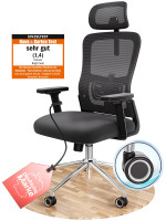 BrightSeat - Premium Mesh-Chefsessel mit DualSync-Wipptechnik | Büropiraten