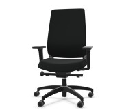 Dauphin SLP 7246 Drehstuhl Vollpolster 2F Armlehne schwarz