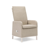 BEST Relaxsessel-Set Riga 555439 mit Hocker – Farbe: Sand