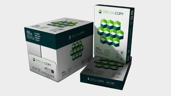 Special Copy weiss Kopierpapier holzfrei ECF 210mm x 297mm A4  80g/m²  Pack á 500 Blatt