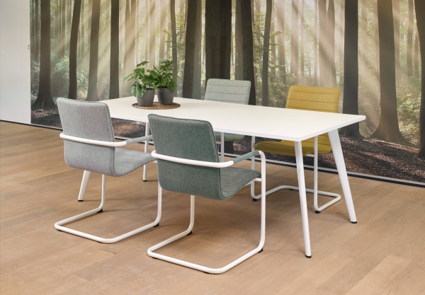 Konferenztisch Real Serie Bein 75 120-200 cm