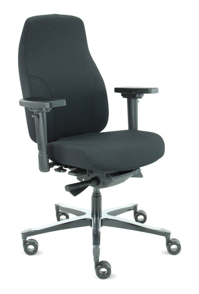 Drehstuhl Therapod X2 Mirage höhenverstellbar Aluminium-Fußkreuz Mirage-Stoff