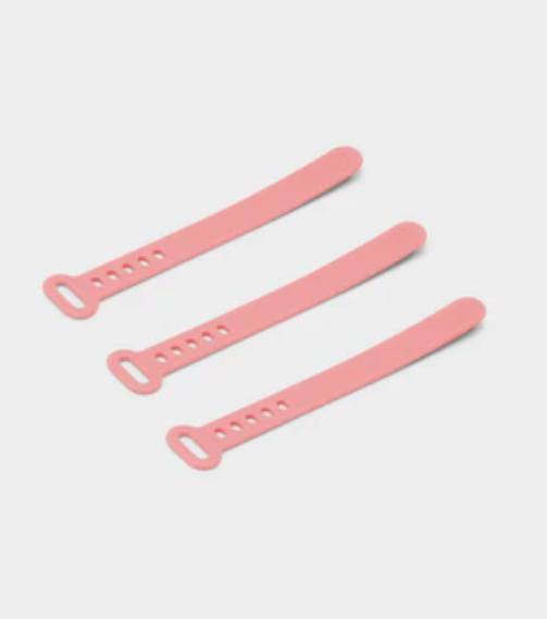 Pedestal Cable Tie – Silikon-Kabelbinder im 3er-Set (6 Farben)