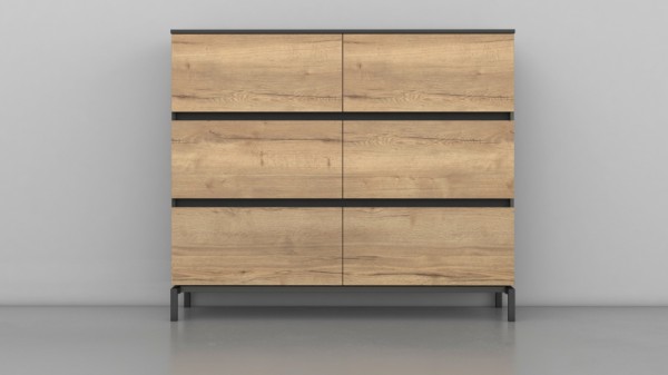 OrangeOffice Cube Sideboard Würfel 160 x 44 x 155 cm