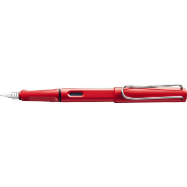 LAMY Safari Füllhalter rot – M-Feder – für Rechtshänder – 1205252
