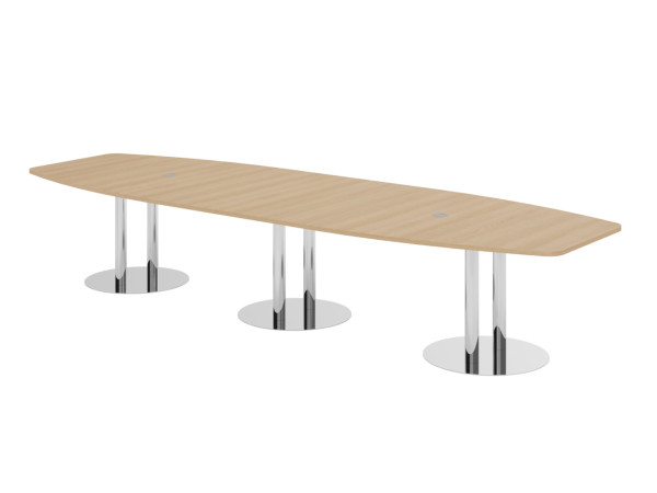 Hammerbacher Meeting Konferenztisch KT-Serie mit Tellerfuß VKT