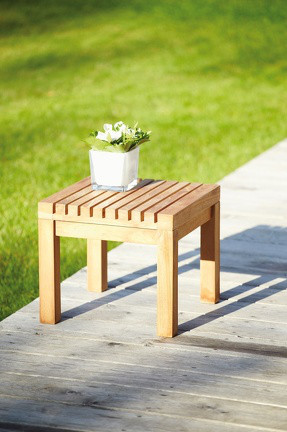 Jan Kurtz Hocker Beistelltisch NICE Teak massiv