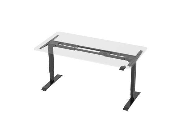 PVF Höhenverstellbares Tischgestell ,it Wippschalter - schwarz