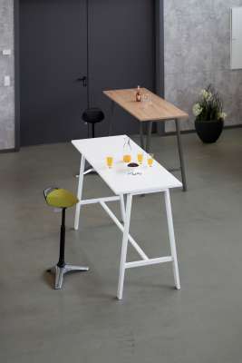 Design kruk Interstuhl UPis1 110U Stand-up stahulp - Grijs Design kruk Interstuhl UPis1 110U Stand-up stahulp - Grijs