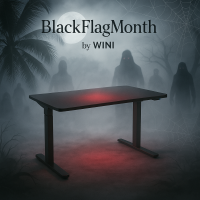 BlackFlagMonth Special – Motortisch STARTUP 2.0 by WINI - Flies-Kabelwanne