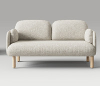 MYAMI von Narbutas Zweisitzer-Sofa mit Beinen aus massivem Eschenholz MYAMI von Narbutas Zweisitzer-Sofa mit Beinen aus massivem Eschenholz