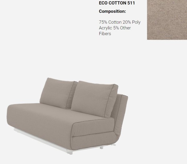 Softline Schlafsofa CITY 2,5 P - ECO COTTON 511