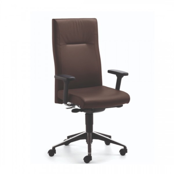 Mayer Drehstuhl myNEW VISION 2289AV - Leder mit hohem Rücken, 3D-Armlehne