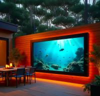 Wand-Display Outdoor 49 Zoll mit Mediaplayer – Schwarz Wand-Display Outdoor 49 Zoll mit Mediaplayer – Schwarz