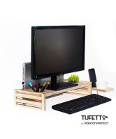 YODOO Monitorhalter 49,5×25×10,5 cm – höhenverstellbar & aus FSC-Birkenholz YODOO Monitorhalter 49,5×25×10,5 cm – höhenverstellbar & aus FSC-Birkenholz