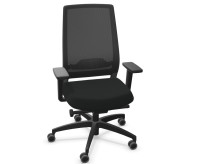 Dauphin Sequel SLP 7256 Drehstuhl mesh 2F Armlehne schwarz