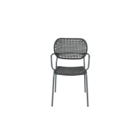 BEST Stapelstuhl Reino 552432 anthrazit – 4er-Set