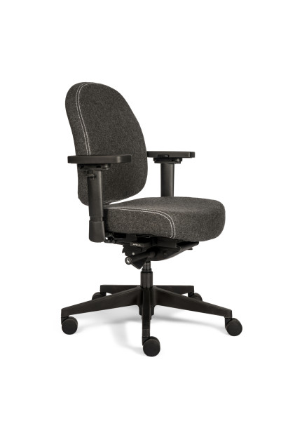 Drehstuhl Therapod X Compact höhenverstellbar Wollfilz