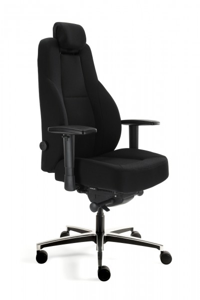 Leitwarten-/Gaming Stuhl B1 - Bezug Mirage schwarz