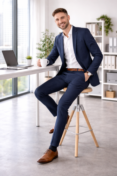 Hocker Modell 112 Atelierhocker hoch Gestell Holz BxTxH 719x719x700-850 mm