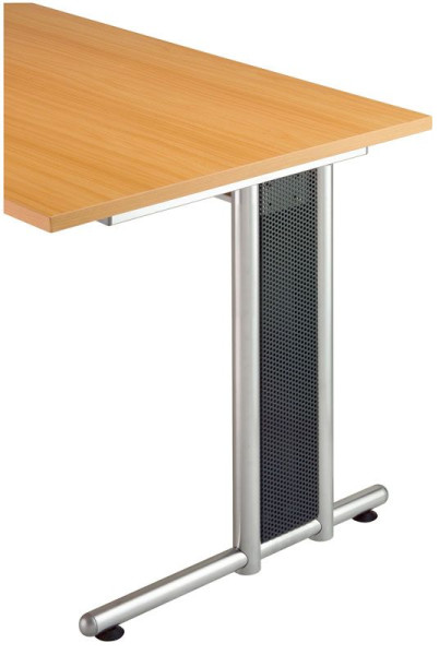 Hammerbacher Seitenblenden VNSSB aus Lochblech im Set Grau/Silber