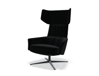 TORO Loungesessel -Bezug: Charles (Samt) C01 schwarz TORO Loungesessel -Bezug: Charles (Samt) C01 schwarz