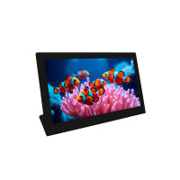 Tisch-Display 15,6" Querformat mit Touchscreen – Schwarz Tisch-Display 15,6" Querformat mit Touchscreen – Schwarz