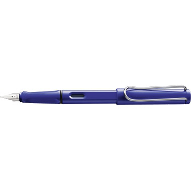 LAMY Safari Füllhalter blau – M-Feder – für Rechtshänder – 1210491