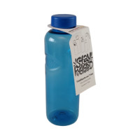 Elasto Trinkflasche Carve Refresh – 1 l – transparent/blau – 01574203
