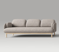 MYAMI von Narbutas Freisitzer-Sofa mit massivem Eschenholz mit Beinen – die wohnlichste Option MYAMI von Narbutas Freisitzer-Sofa mit massivem Eschenholz mit Beinen – die wohnlichste Option