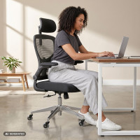 SmartSeat - Premium Mesh-Chefsessel mit DualSync-Wipptechnik | Büropiraten