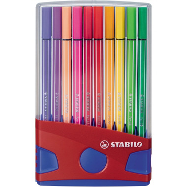 STABILO Pen 68 ColorParade – 20er Set Fasermaler sortiert