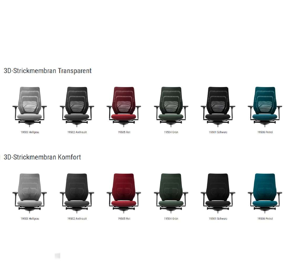 fm Drehstuhl asiento in 5 attraktiven Farben Armlehne Lordosenstütze